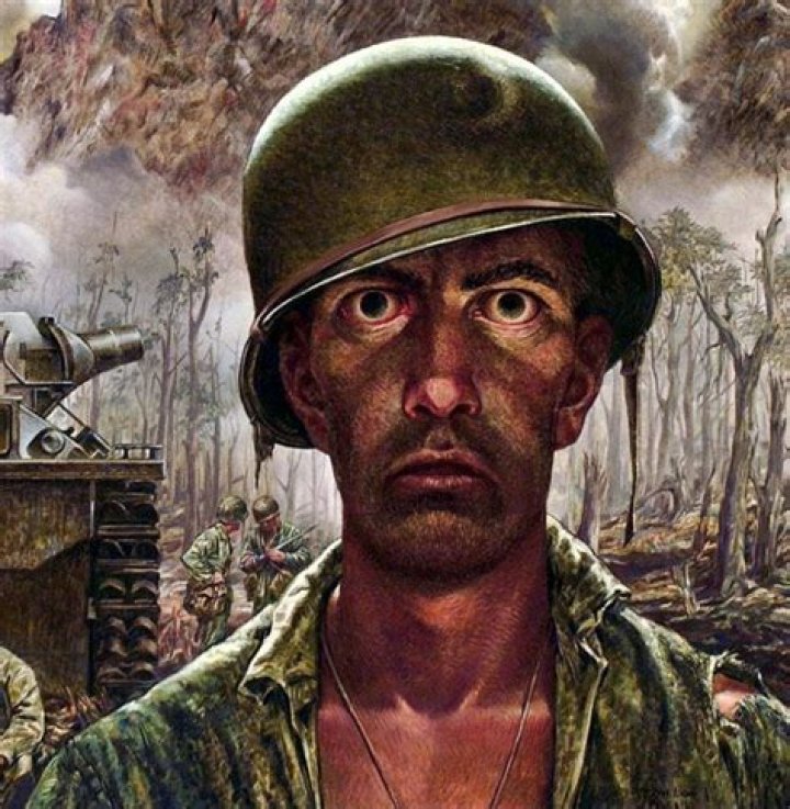 The Ultimate Guide To The Haunting "1000 Yard Stare" Meme