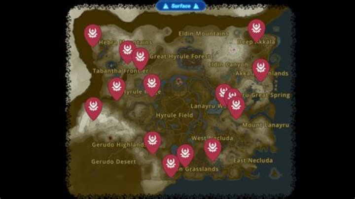 All White Lynel Locations In The Legend Of Zelda: Tears Of The Kingdom