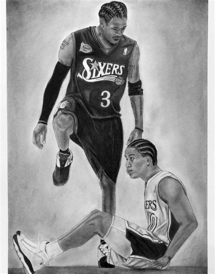 Allen Iverson In Black And White: Iconic Photographs