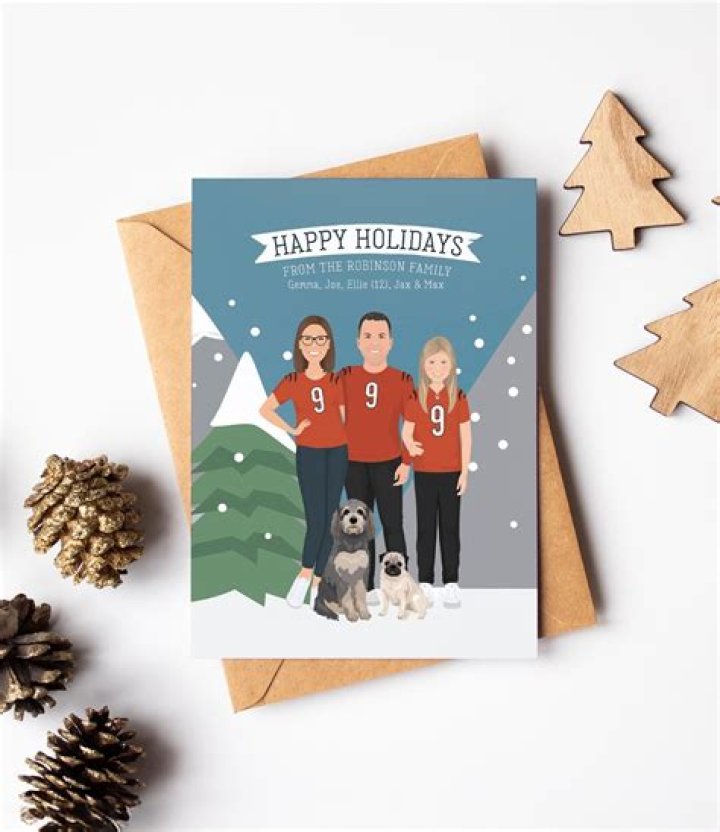 The Perfect Cartoon Holiday Cards For A Merry And Bright Season