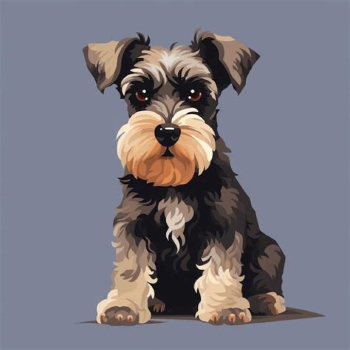 Adorable Cartoon Schnauzers For Your Desktop