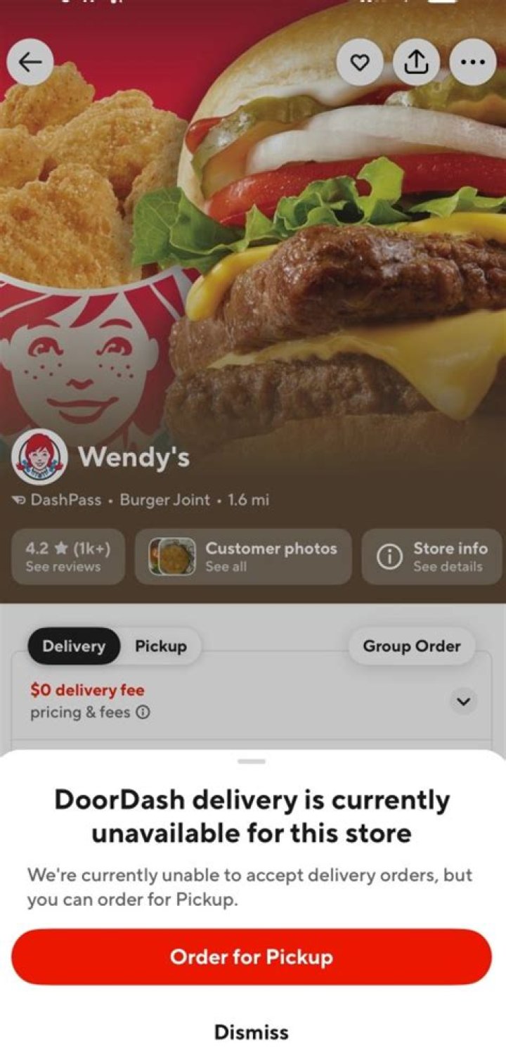 DoorDash Delivery Unavailable - Explore Your Dining Options Today