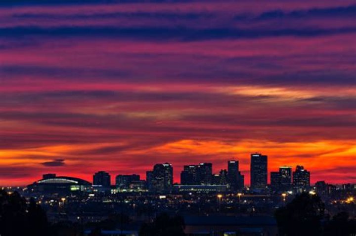 Breathtaking Downtown Phoenix Sunset: A City Bathed In Golden Hues