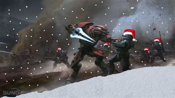 Exquisite Halo Christmas Wallpaper Collection