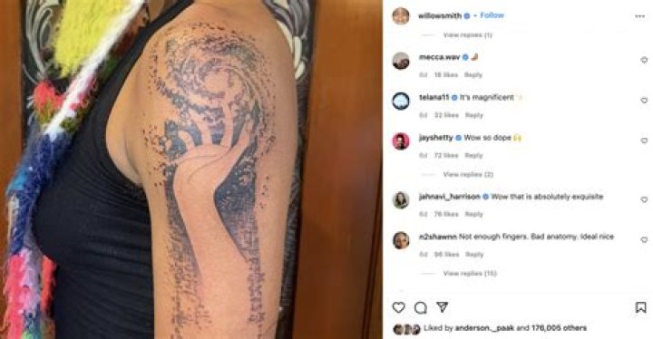 Fans In Mathematical Love With Willow Smith's New Tattoo