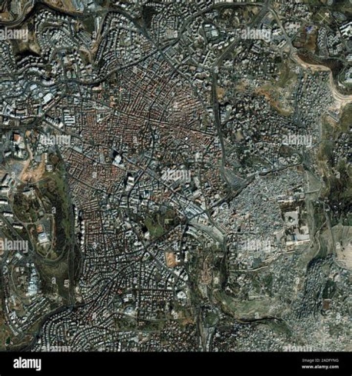 Discover Jerusalem From Above: Stunning Satellite Imagery