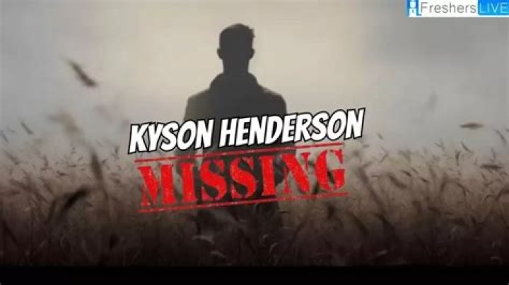 Tragic News: Kyson Henderson Vanishes Without A Trace