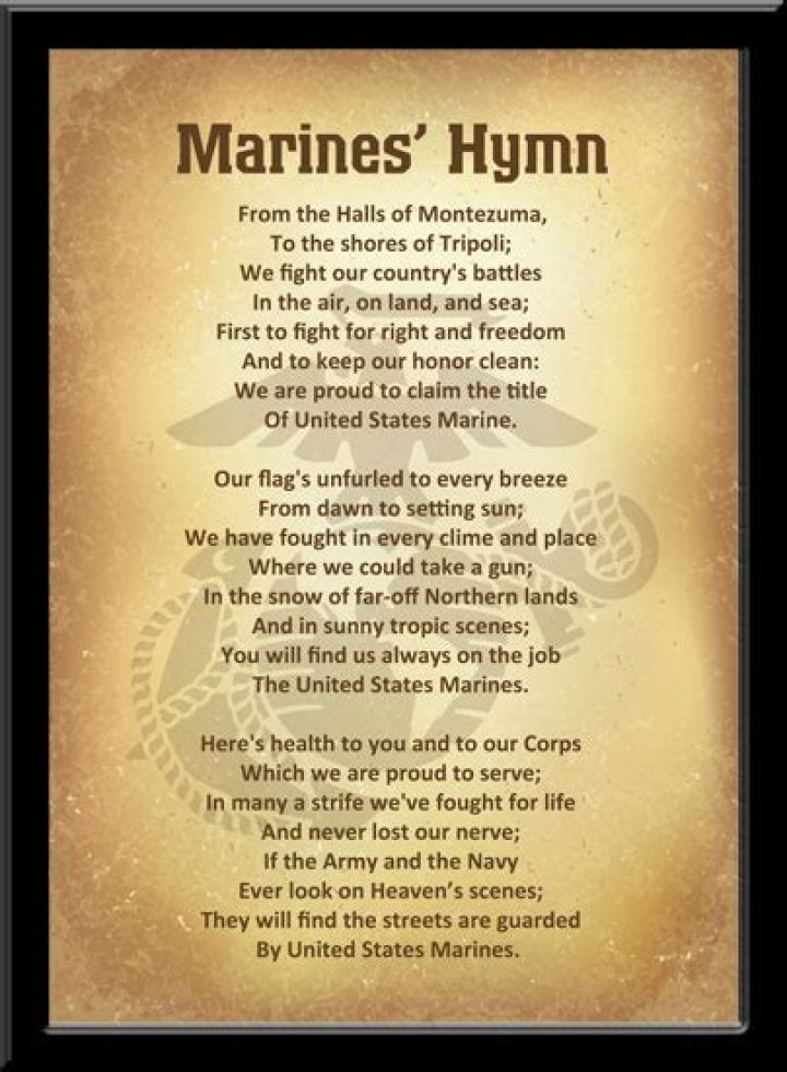 The Marines' Hymn: A Battle Cry For The Brave And True