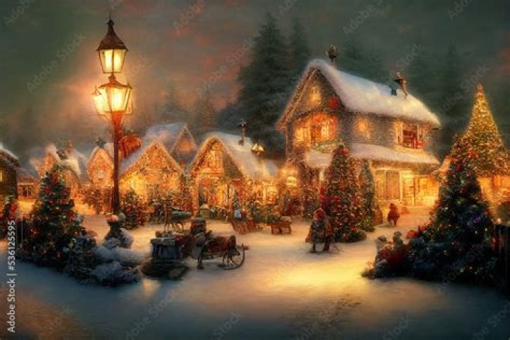 Charming Old Christmas Village: Yesteryear's Magic