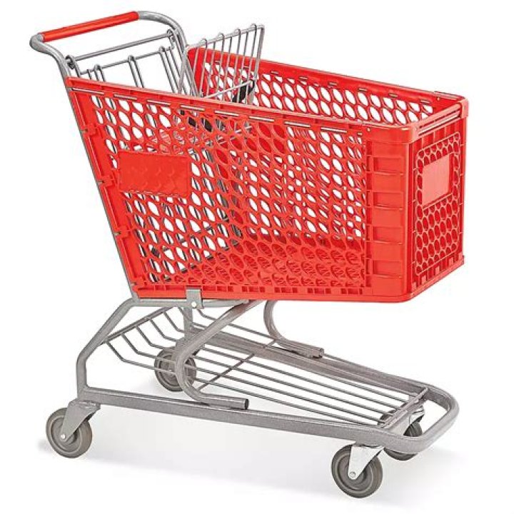 Discover A Splash Of Color: Enhance Your Shopping Experience With A Red Shopping Cart