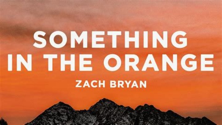 Exploring The Depths Of "Something In The Orange" Lyrics