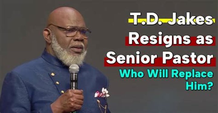 T.D. Jakes Resigns: A New Chapter In His Journey